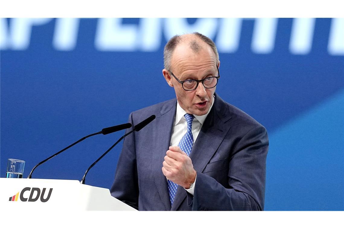 Merz ruft CDU zu Geschlossenheit auf.