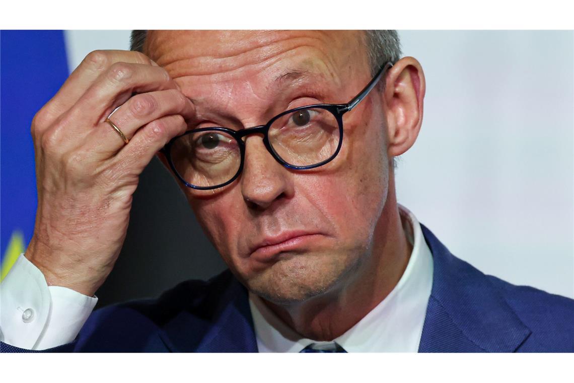 Merz stellt einen Bundeswehreinsatz zur Friedenssicherung in Aussicht.