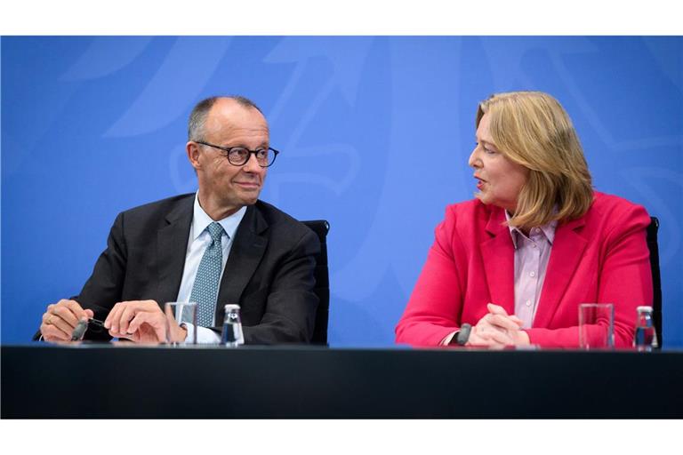 Merz und Bas haben sich nach den Auseinandersetzungen der letzten Tage versöhnt.
