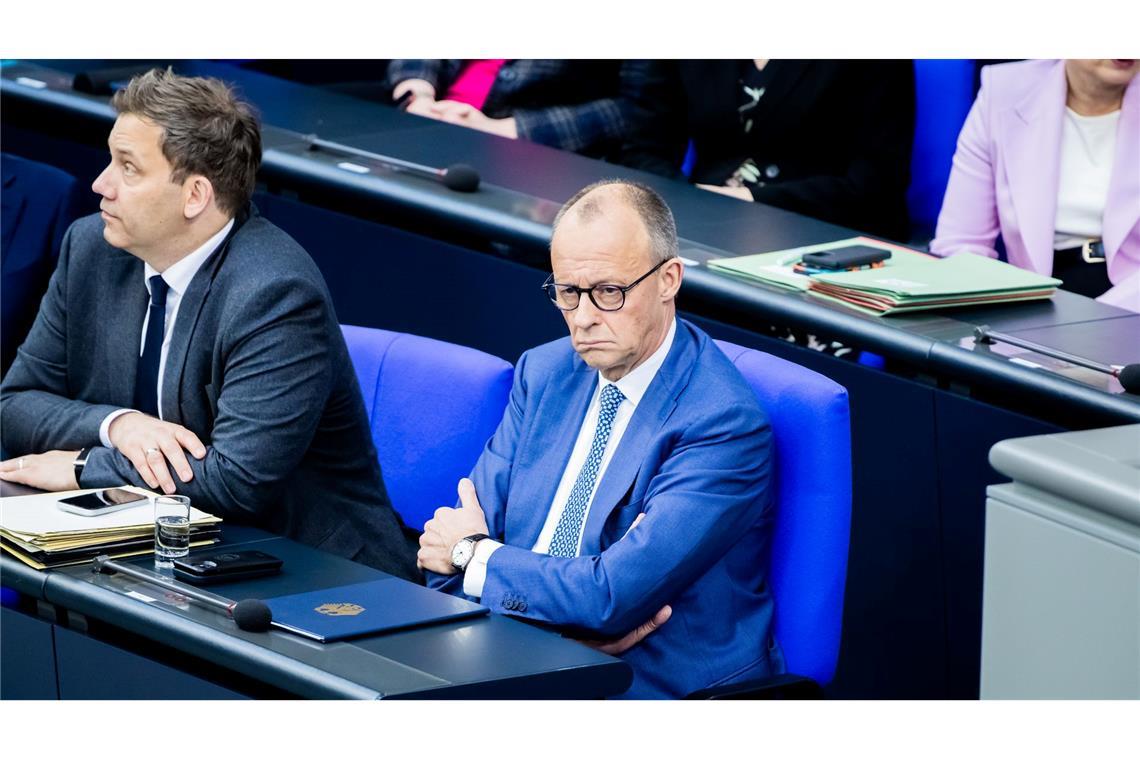 Merz und Klingbeil haben einen Draht, doch ob diese Achse in der Koalition bleibt, ist offen. (Archivbild)