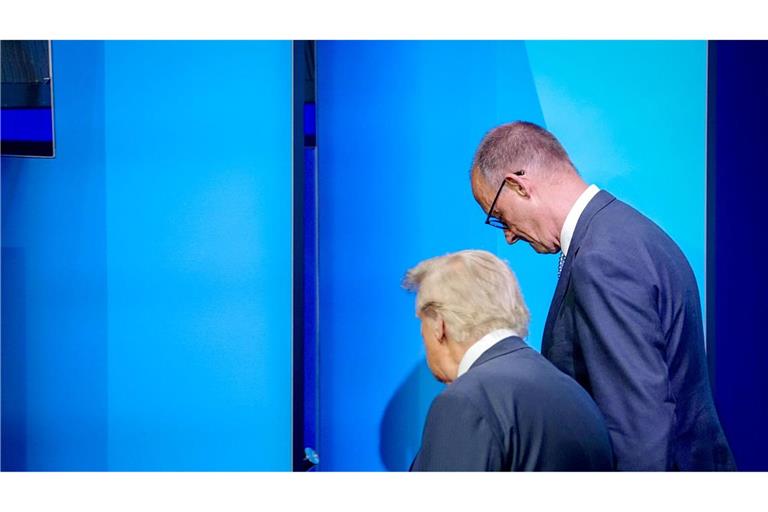 Merz will erst mit Trump und dessen Vize JD Vance sprechen. (Archivbild)