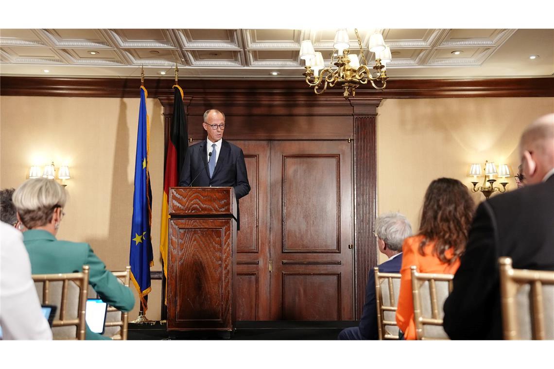 Merz zog eine positive Bilanz des Ukraine-Gipfels in Washington.