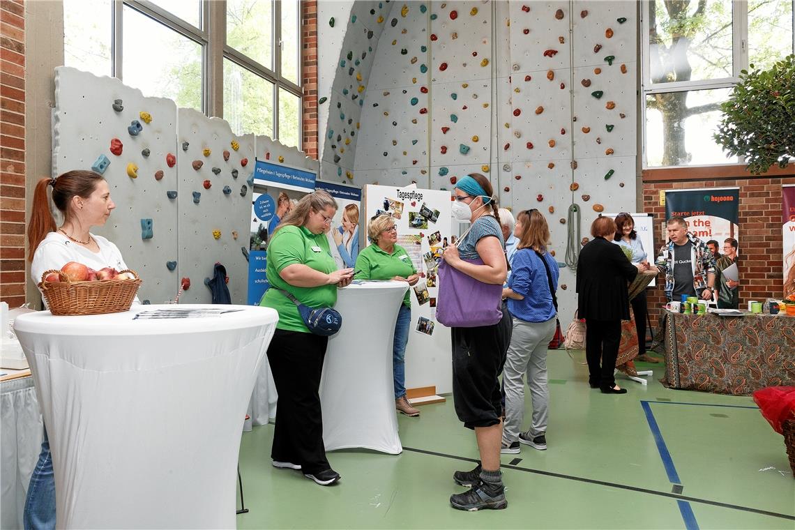 Messe Murrhardt: In der Turnhalle geht es um Gesundheitsthemen, erstmals wurden ...