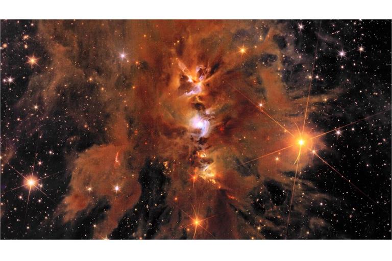 „Messier 78“, ein leuchtender, von interstellarem Staub umhüllter Sternhaufen. Rund ein halbes Jahr nach den ersten Aufnahmen sind weitere Bilder der europäischen Raumsonde „Euclid“ präsentiert worden.