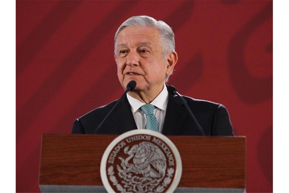 Mexikos Präsident Andrés Manuel López Obrador: „Wir werden weiter diese Politik der Nicht-Konfrontation verfolgen.“ Foto: Guillermo Granados/NOTIMEX