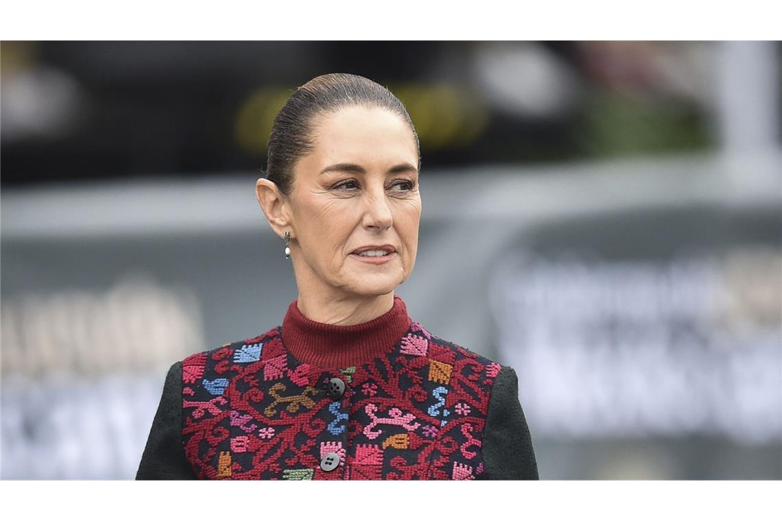 Empörung in Mexiko über Trump Mexikos Präsidentin Claudia Sheinbaum bietet US-Präsident Donald Trump die Stirn.