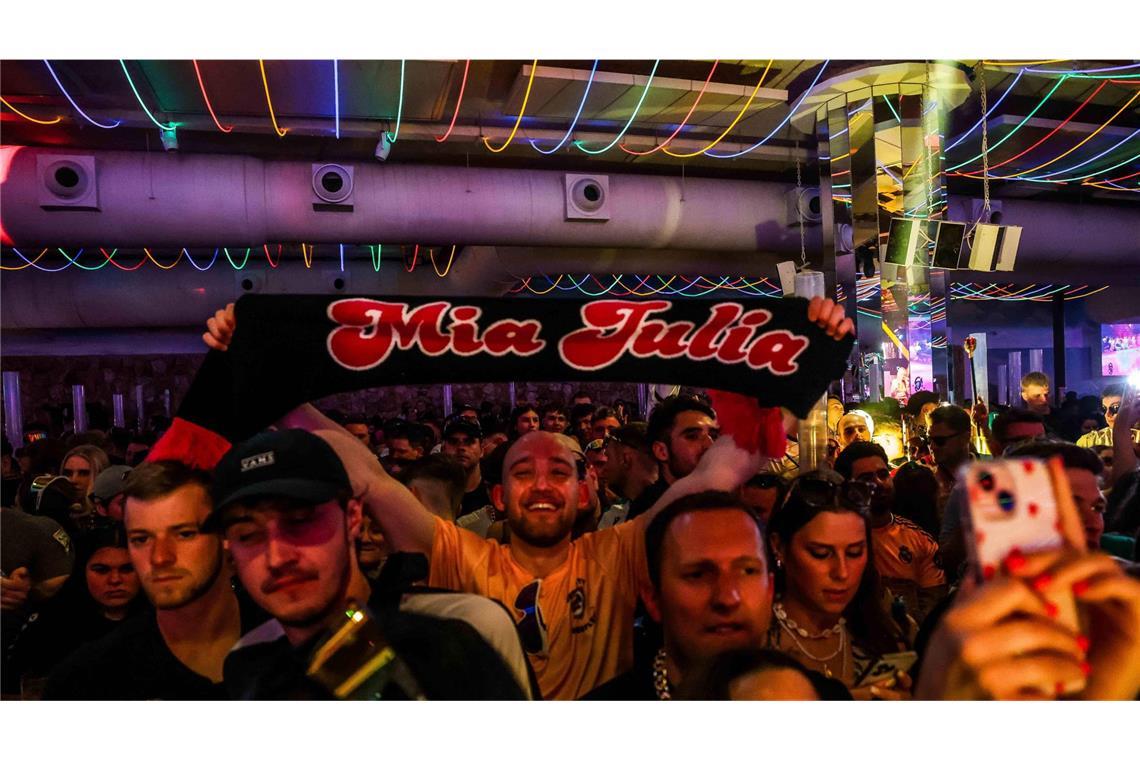 Mia-Julia-Fans im Megapark auf Mallorca.