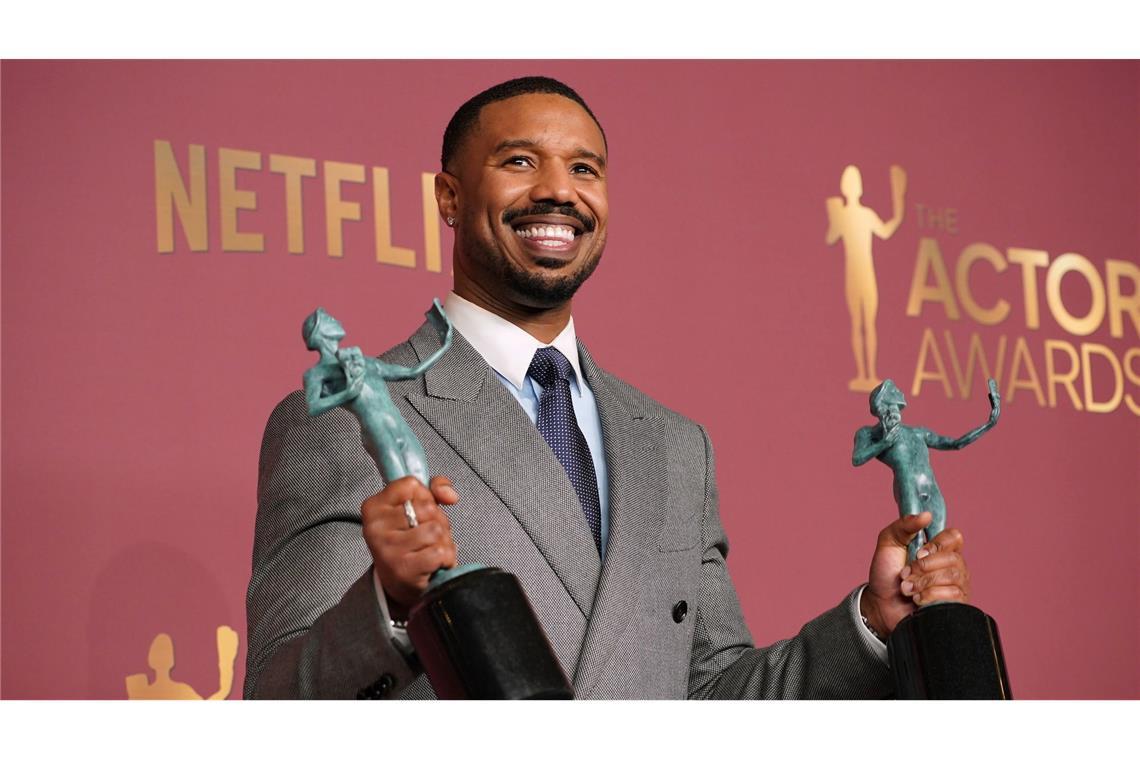 Michael B. Jordan ist mit seiner Doppelrolle in "Sinners" im Oscar-Rennen. (Archivbild)