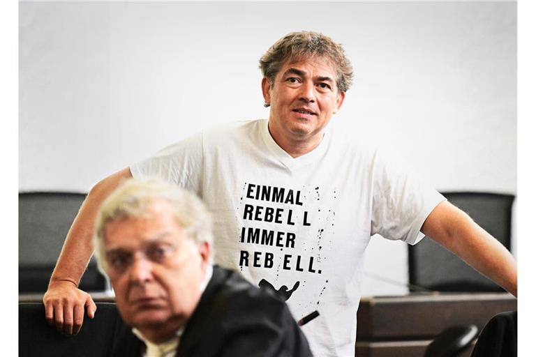 Michael Ballweg will weiter als Freiheitskämpfer gesehen werden. Michael Ballweg will weiter als Freiheitskämpfer gesehen werden.