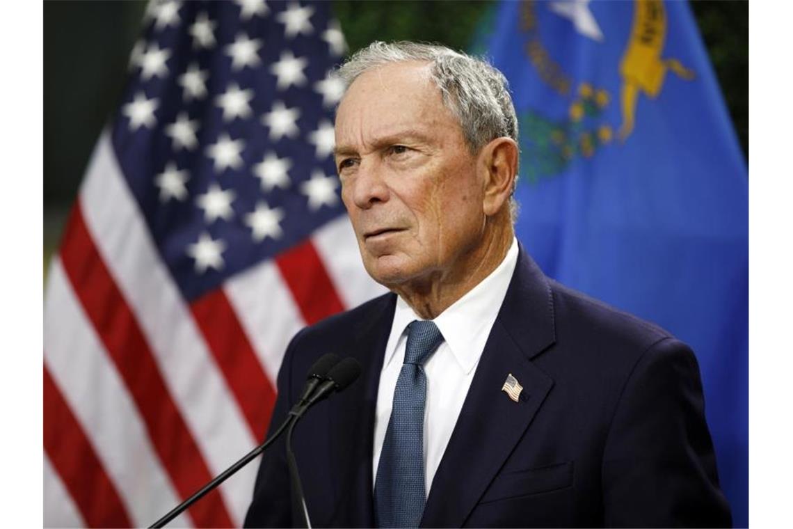 Michael Bloomberg will Präsidentschaftskandidat der US-Demokraten haben. Foto: John Locher/AP/dpa