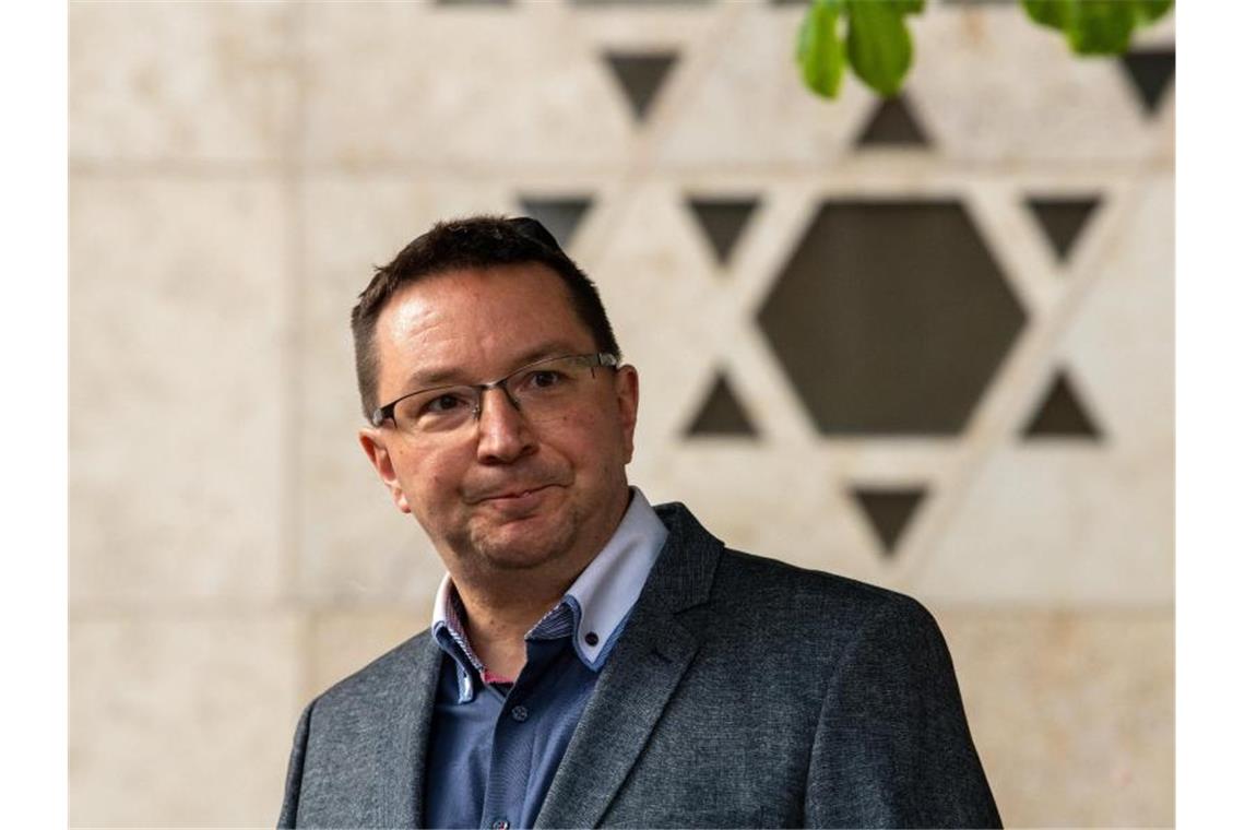 Michael Blume, Antisemitismusbeauftragter der Landesregierung Baden-Württemberg, spricht. Foto: Stefan Puchner/dpa