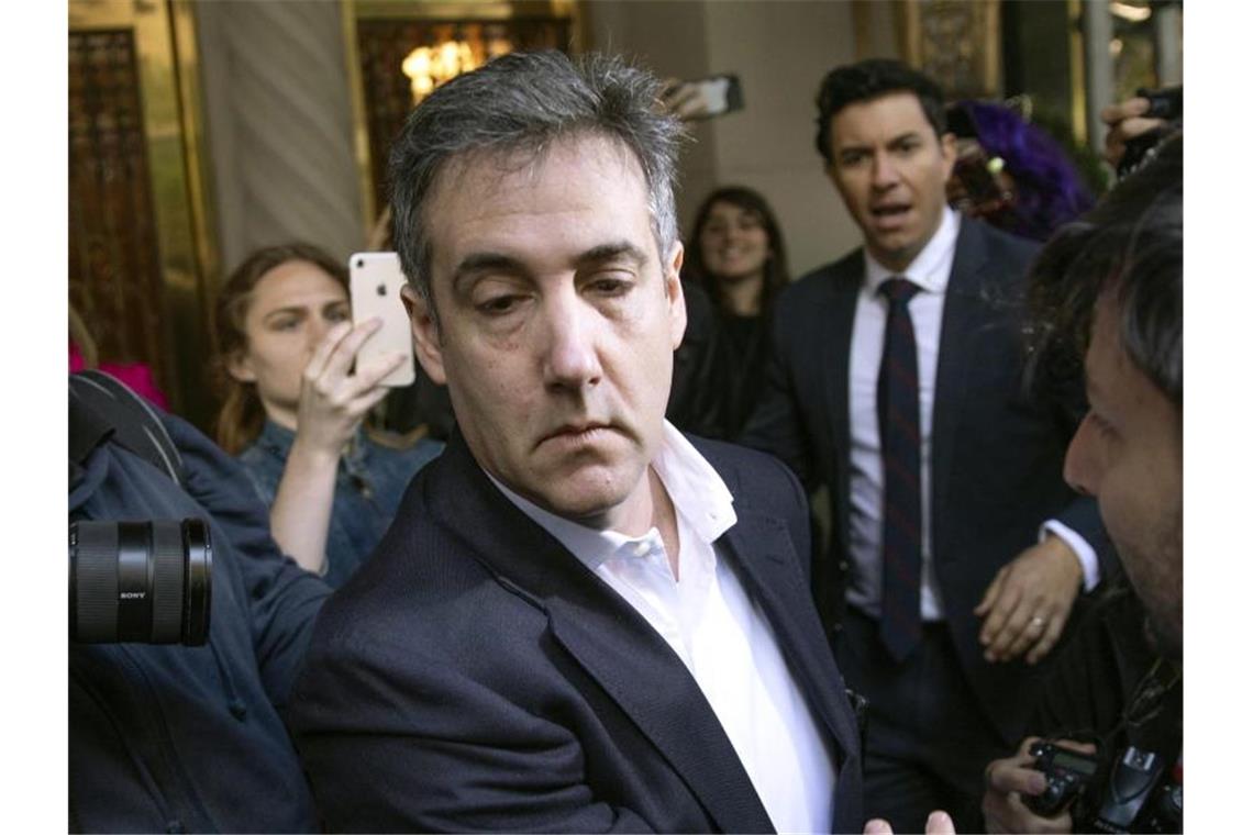 Michael Cohen, ehemaliger Anwalt von US-Präsident Trump, vor Beginn seiner Gefängniszeit im Mai 2019. Foto: Kevin Hagen/AP/dpa/Archiv