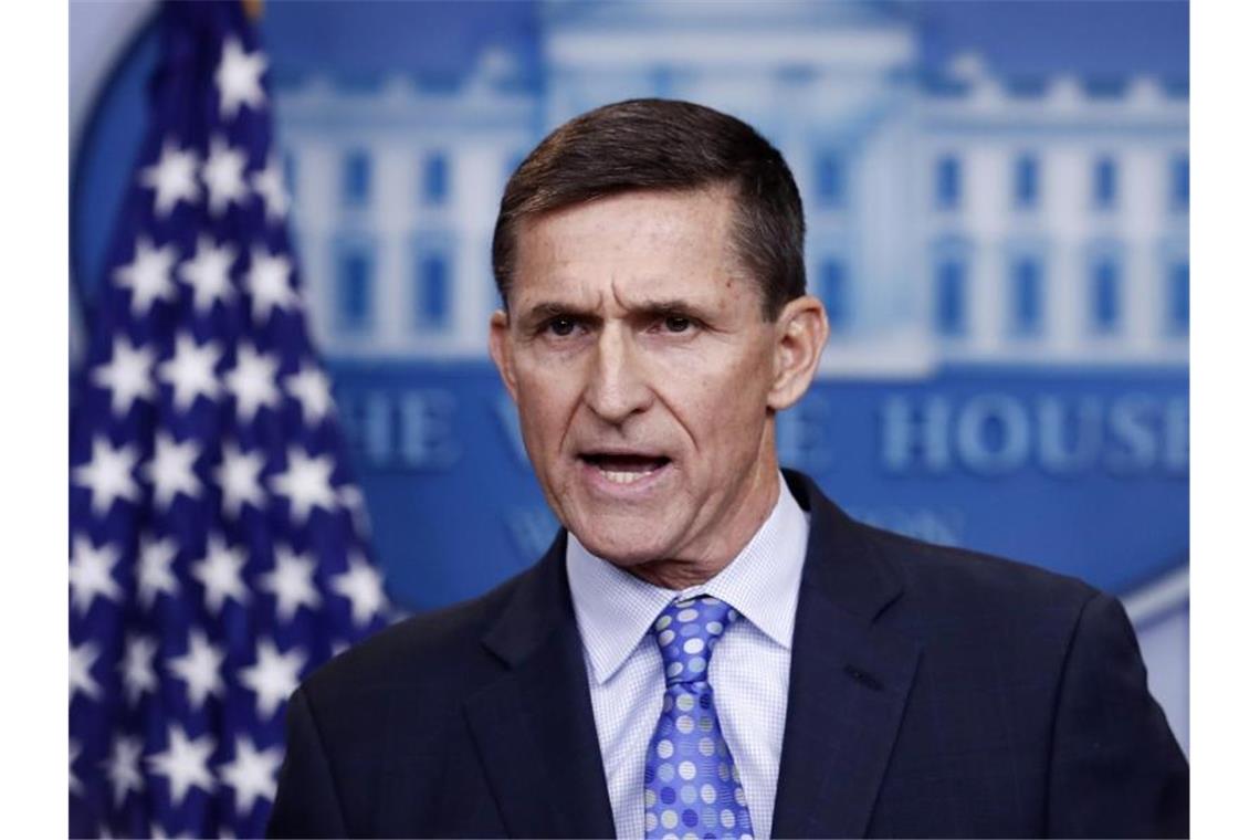 Michael Flynn, damals Nationaler Sicherheitsberater der USA, im Februar 2017 im Weißen Haus. Foto: Carolyn Kaster/AP