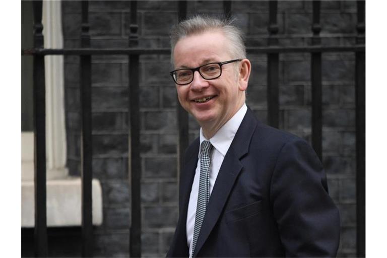 Michael Gove, Umweltminister von Großbritannien, kommt zur Kabinettssitzung in die Downing Street. Foto: Stefan Rousseau/PA Wire