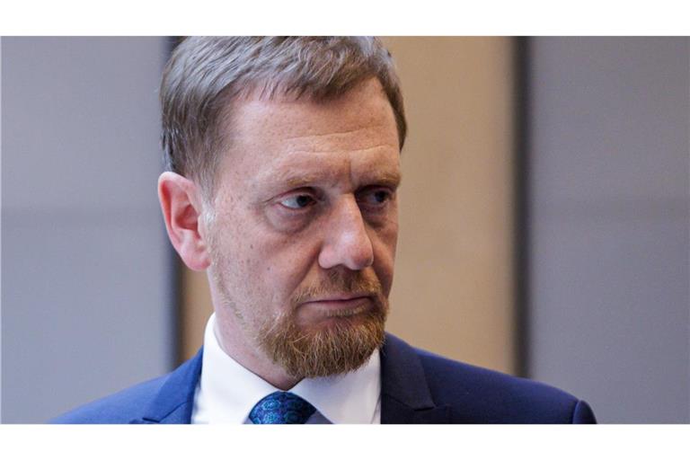 Michael Kretschmer (CDU), Minsterpräsident von Sachsen, wurde auf Facebook bedroht (Archivfoto).