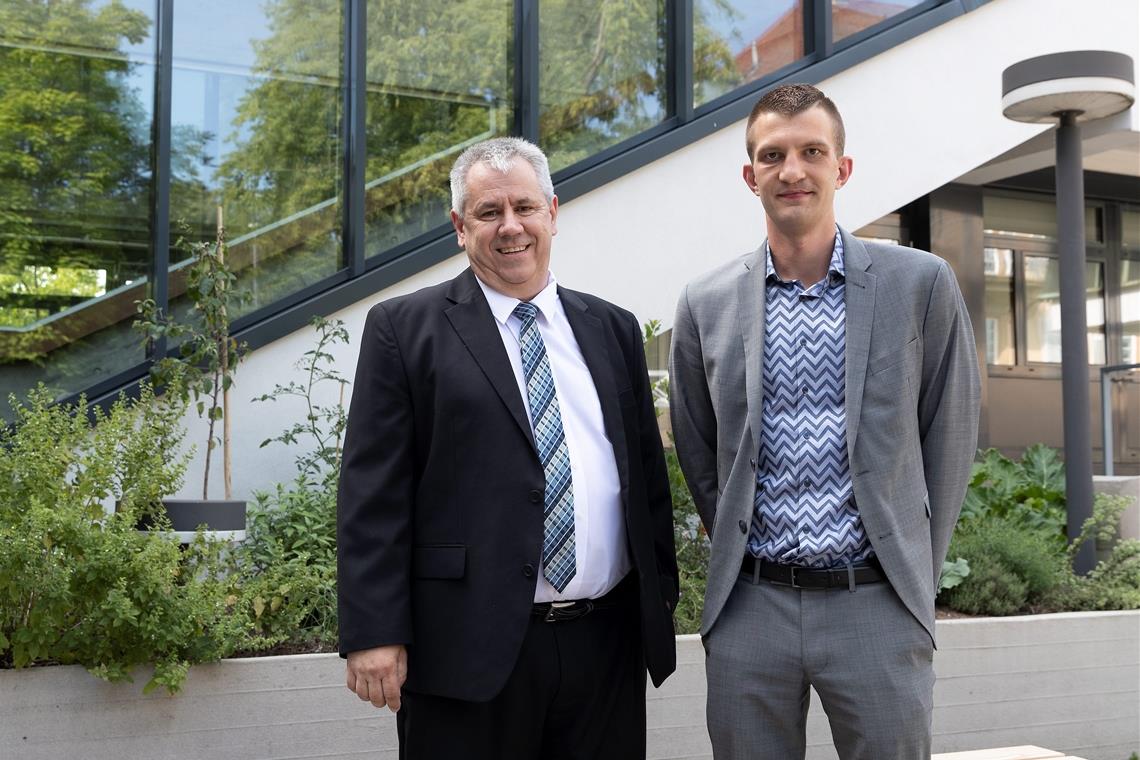 Michael Malcher (links) und Steffen Siggi Degler sitzen für die AfD im Backnanger Gemeinderat. Ob sie derzeit AfD-Mitglieder sind, ist unklar. Archivfoto: Jörg Fiedler