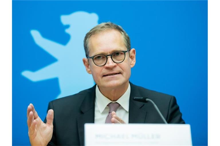 Michael Müller (SPD), Regierender Bürgermeister von Berlin. Foto: Christoph Soeder/dpa