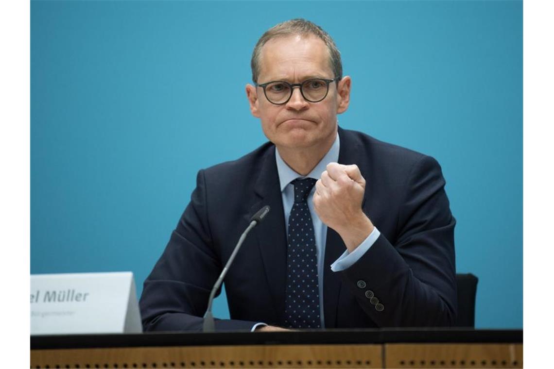 Michael Müller will über den Wahlkreis Charlottenburg-Wilmersdorf in den Bundestag einziehen. Foto: Jörg Carstensen/dpa