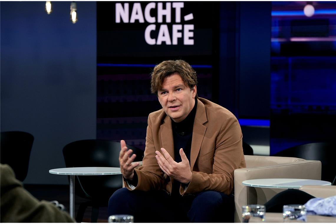Die Macht der Fantasie Michael Steinbrecher, Moderator des "Nachtcafé".