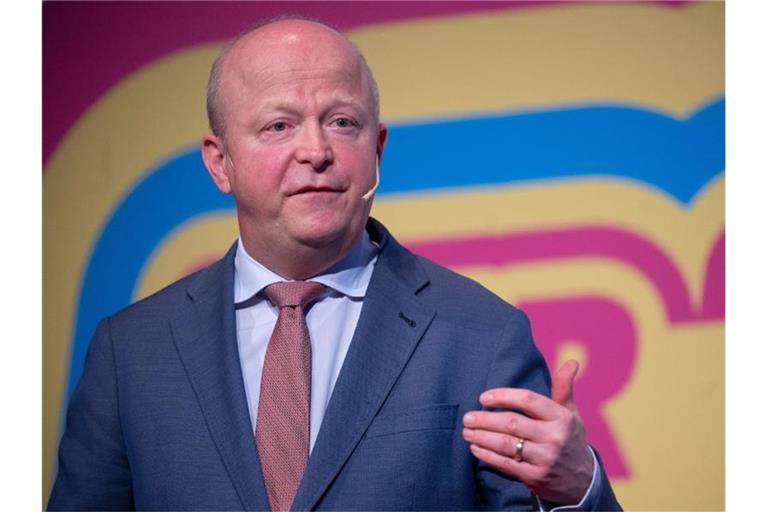 Michael Theurer (FDP) spricht bei einer Veranstaltung. Foto: Sebastian Gollnow/dpa/Archivbild