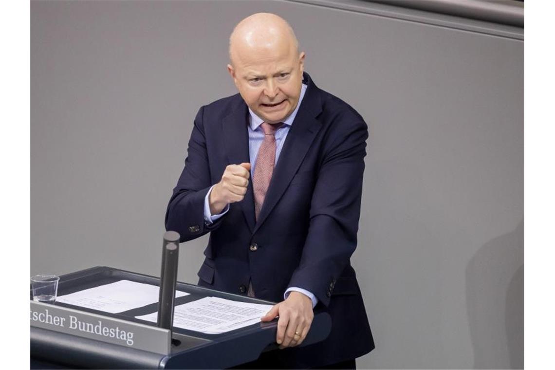 Michael Theurer, stellvertretender FDP-Fraktionsvorsitzender im Bundestag. Foto: Christoph Soeder/dpa/Archivbild