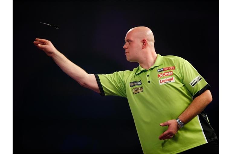 Michael van Gerwen schied bei der EM schon aus. Foto: John Walton/PA Wire/dpa