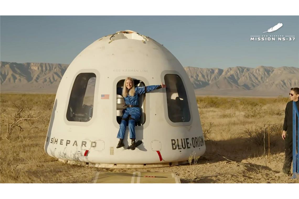 Michaela Benthaus war als erste querschnittsgelähmte Person für kurze Zeit im All.