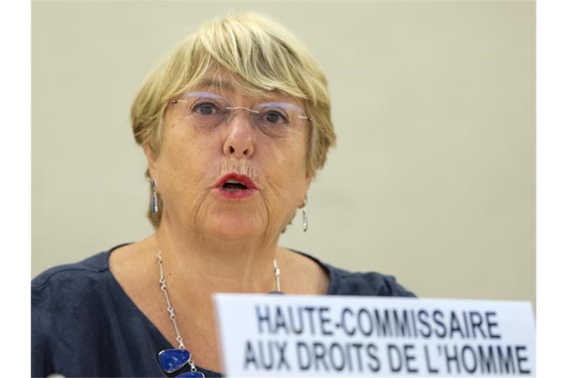 Michelle Bachelet ist Hochkommissarin für Menschenrechte. Foto: Salvatore Di Nolfi/KEYSTONE/dpa