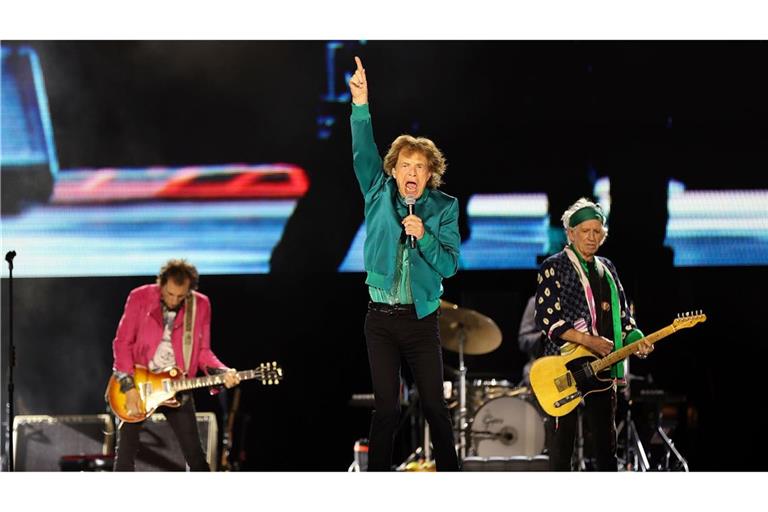 Mick Jagger und Co. in ihrem Element.