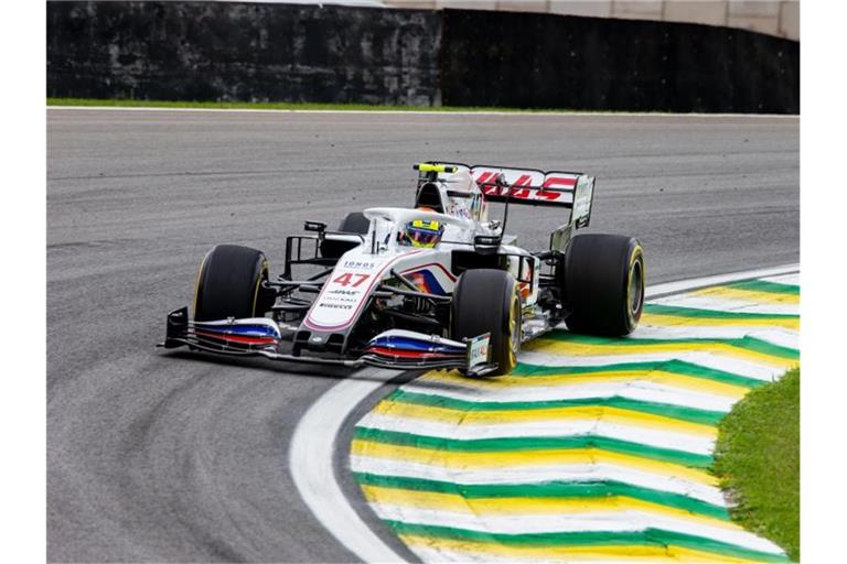 Mick Schumacher vom Haas F1 Team in Aktion. Foto: Paulo Lopes/ZUMA Press Wire/dpa