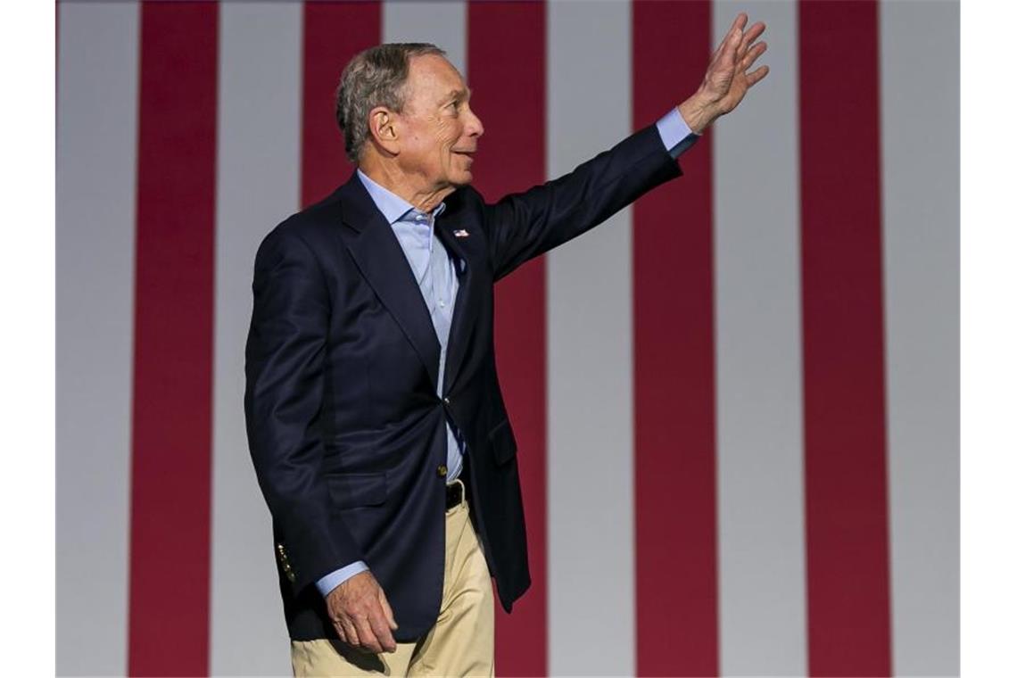 Mike Bloomberg, demokratischer Bewerber um die Präsidentschaftskandidatur, steigt aus dem Rennen aus. Foto: Matias J. Ocner/Miami Herald/AP/dpa