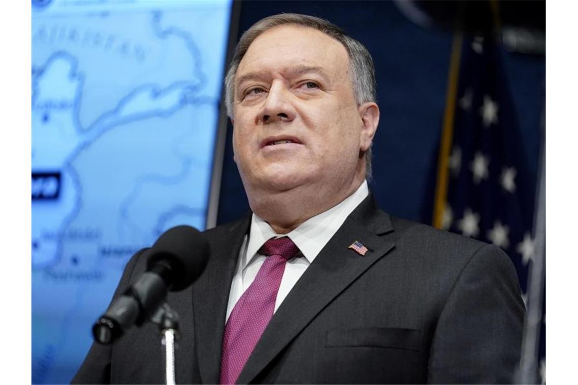 Mike Pompeo war von 2018 bis vergangenen Januar Außenminister des damaligen US-Präsidenten Donald Trump. Foto: Andrew Harnik/AP Pool/dpa