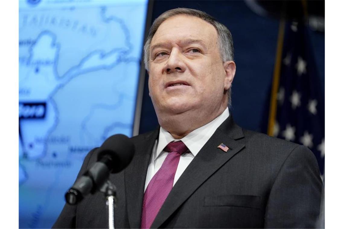 US-Außenminister Pompeo sagt Europa-Reise ab Mike Pompeo wird nicht nach Europa reisen. Foto: Andrew Harnik/AP Pool/dpa
