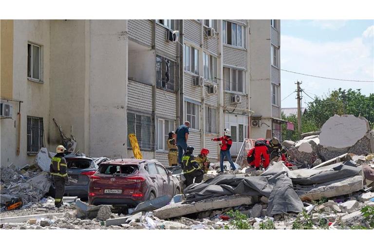 Mindestens fünf Menschen starben bei der Gasexplosion.