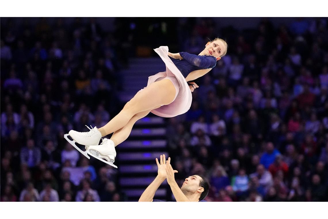 Eislauf-Traumduo Hase/Volodin auf dem WM-Thron: "Das Größte"