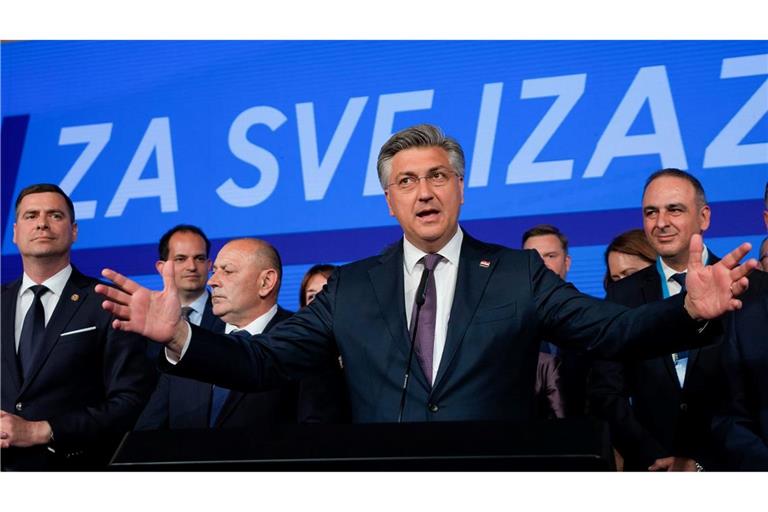 Ministerpräsident Andrej Plenkovic braucht zum Weiterregieren einen Koalitionspartner.