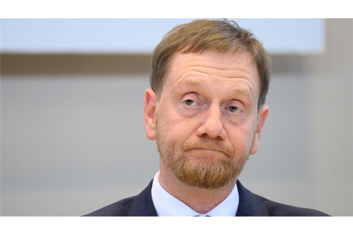 Bündnis von CDU, BSW und SPD in Sachsen gescheitert Ministerpräsident Michael Kretschmer (CDU) wirkt nach der gescheiterten Sondierung nachdenklich.