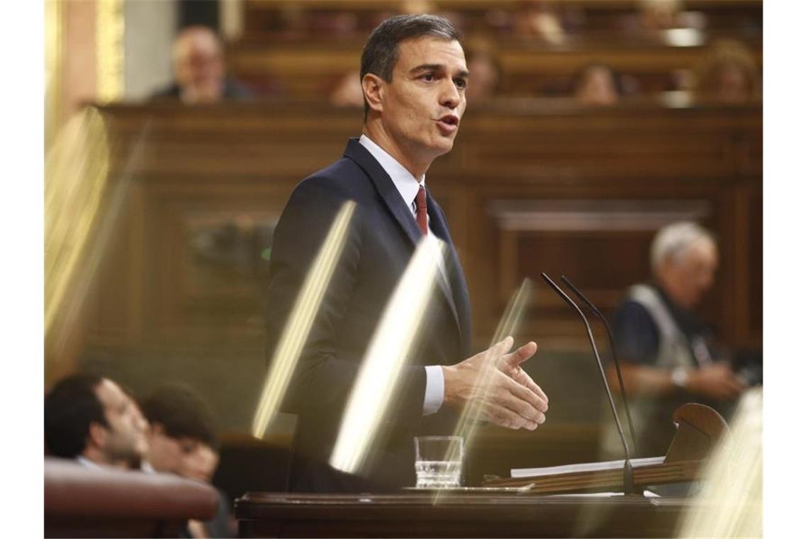 „Unverantwortlich“: Sánchez am Pranger Ministerpräsident Pedro Sánchez hat auch die zweite und entscheidende Parlamentsabstimmung über seine Wiederwahl verloren. Foto: Eduardo Parra/Europa Press