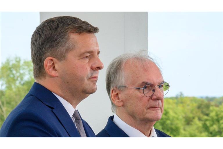 Ministerpräsident Reiner Haseloff scheidet 2026 aus dem Amt, ihm soll Sven Schulze nachfolgen. (Archivbild)