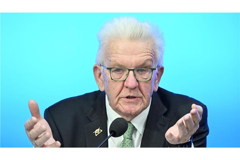 Ministerpräsident Winfried Kretschmann
