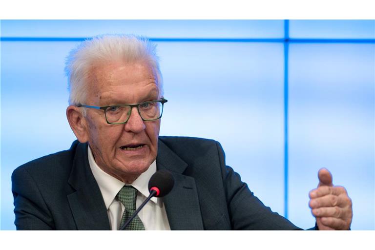 Ministerpräsident Winfried Kretschmann