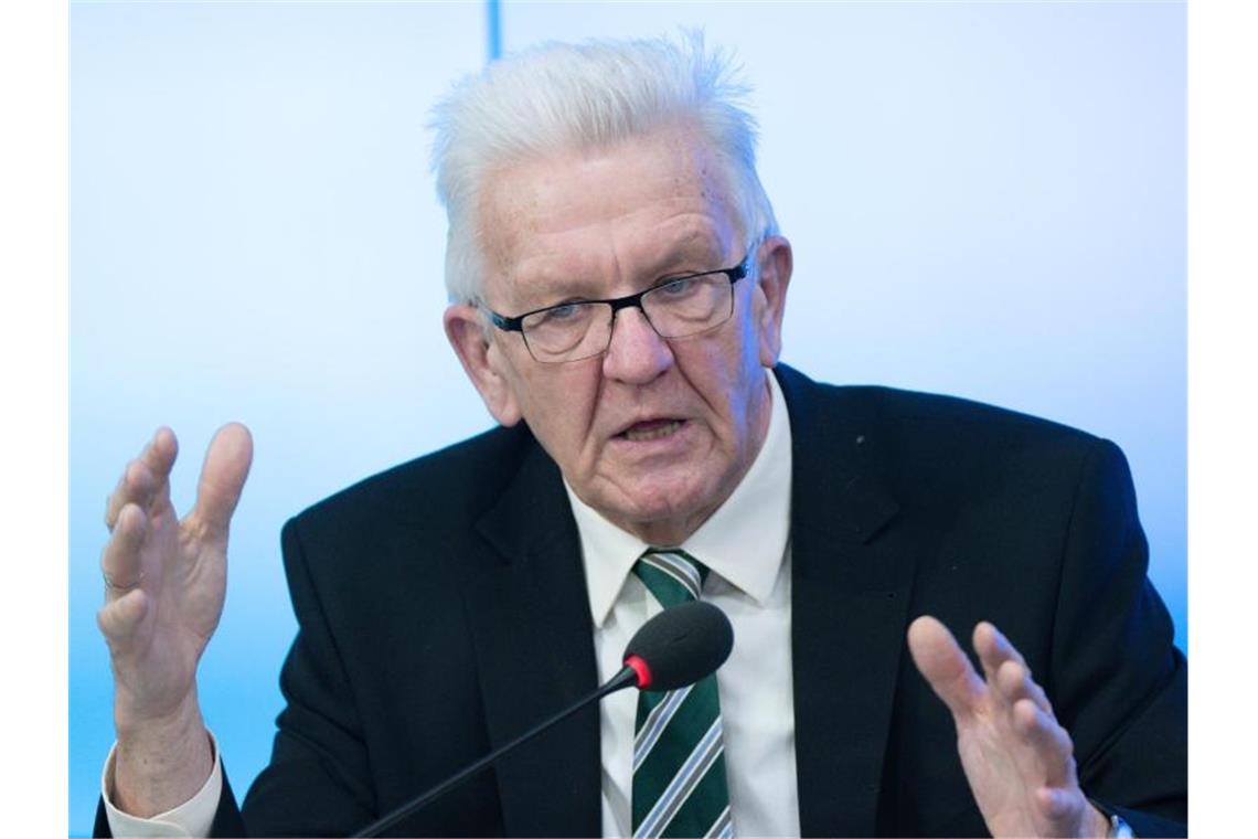 Kretschmann zeigt sich bestürzt über Sckerls Tod Ministerpräsident Winfried Kretschmann (Bündnis 90/Die Grünen). Foto: Bernd Weißbrod/dpa/Archivbild