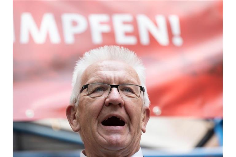 Ministerpräsident Winfried Kretschmann. Foto: Marijan Murat/dpa/Archivbild
