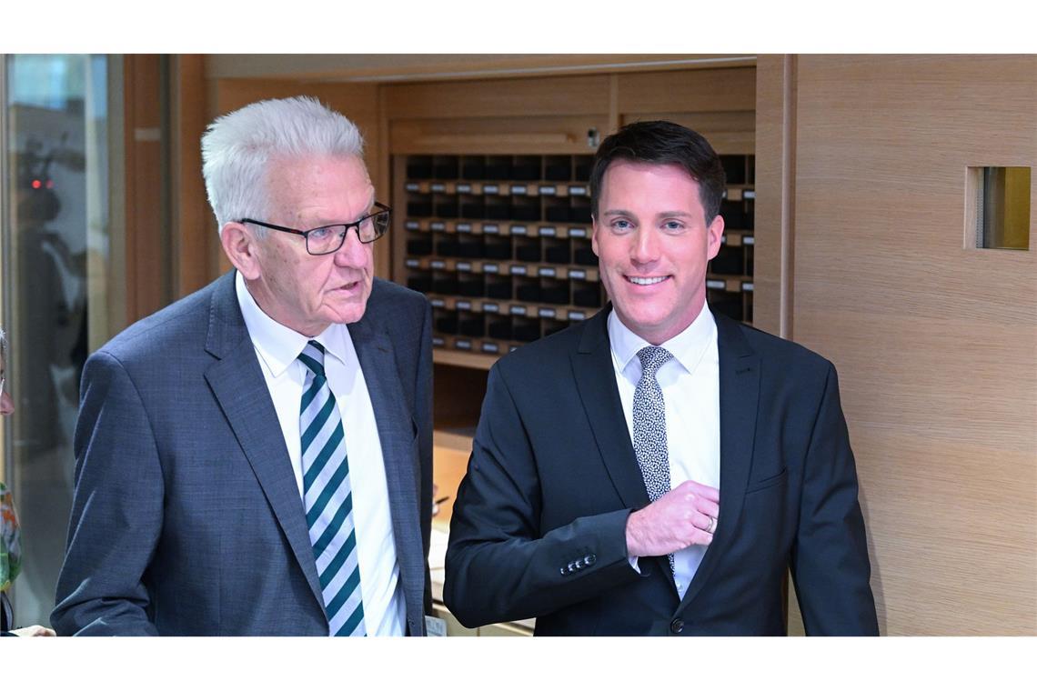 Kretschmann und Hagel trauern um Papst Franziskus Ministerpräsident Winfried Kretschmann und Manuel Hagel, Landesvorsitzender der CDU in Baden-Württemberg.