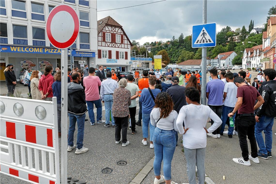 Solidaritätsbekundung in Stunden des Leids