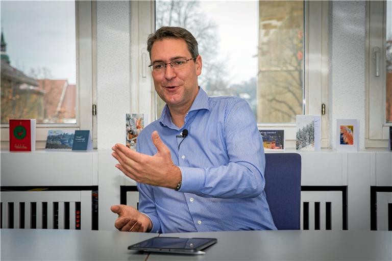 „Mir persönlich ist Bürokratie zuwider“, bekennt Landrat Richard Sigel. Foto: B. Beytekin