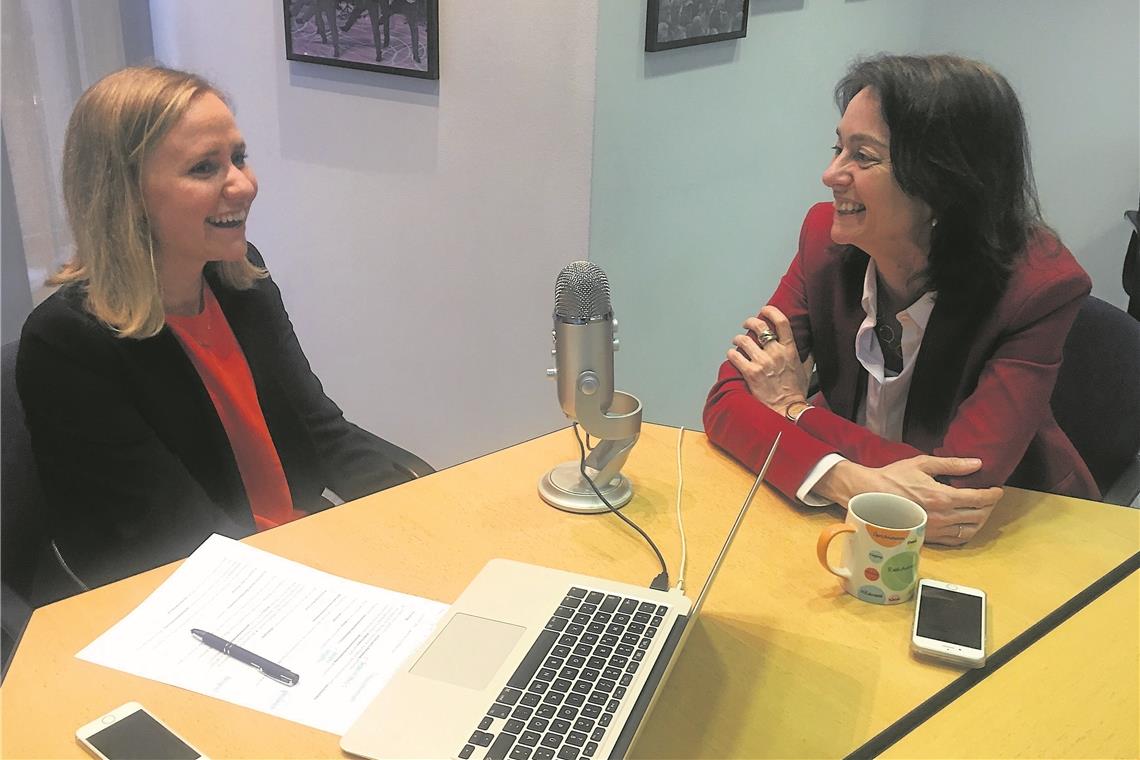 Feminismus: Mehr als nur Mann/Frau Miriam Steckl im Gespräch mit Katarina Barley. Foto: privat