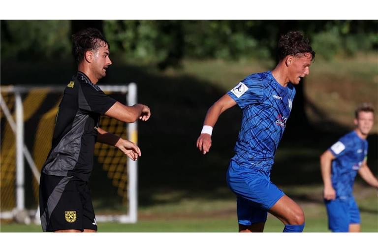 Mirsad Vejselovic (li.) tritt mit dem SV Kornwestheim bei seinem Ex-Club in Pleidelsheim an.