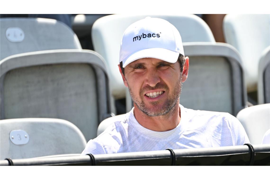 Mischa Zverev sitzt häufig bei Matches seines Bruders auf der Tribüne in der Box.