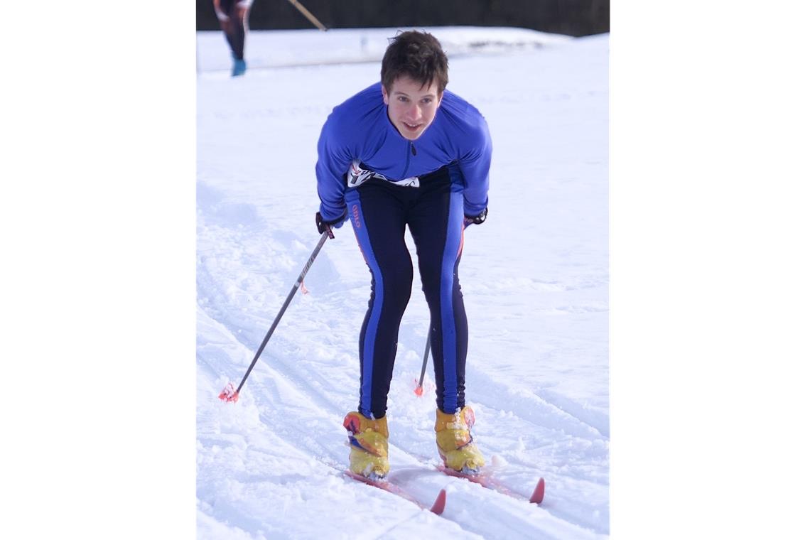 Mit 16 Jahren bei einem Wettkampf in Wolfenbrück: Auch auf Skiern macht Christopher Hettich bis heute eine gute Figur. Foto: A. Wahl
